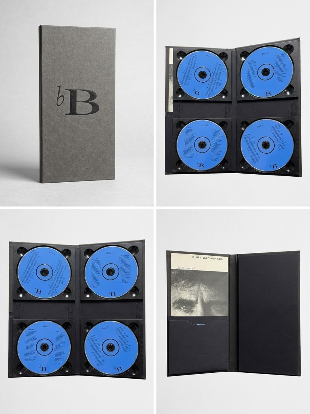 4-CD Collection — Black Case with Blue Discs